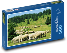 Stádo oviec Puzzle 500 dielikov - 46 x 30 cm 
