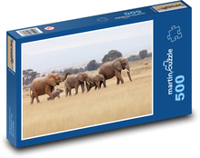 Safari - Elephants Puzzle of 500 pieces - 46 x 30 cm 