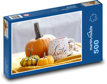 Herbst - Tea Time Puzzle 500 Teile - 46 x 30 cm