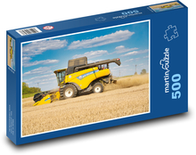 Kombajn zbożowy - zbiór pszenicy Puzzle 500 elementów - 46x30 cm
