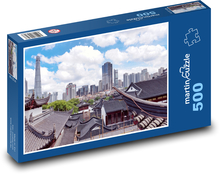 Šanghaj - mrakodrapy Puzzle 500 dielikov - 46 x 30 cm 