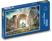 Okrúhly oblúk v hrade Puzzle 500 dielikov - 46 x 30 cm 