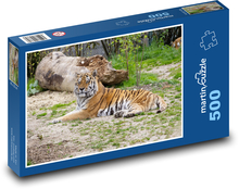 Tygrys ussuryjski Puzzle 500 elementów - 46x30 cm