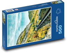 Vlak - železnice Puzzle 500 - 46x30 cm