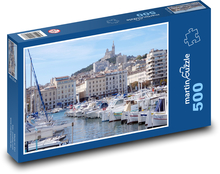 Marseille - Old Port Puzzle of 500 pieces - 46 x 30 cm 