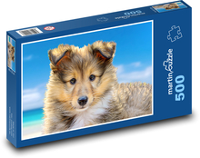Pes - šteňa Puzzle 500 dielikov - 46 x 30 cm