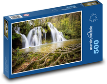 Vodopád - kaskáda Puzzle 500 dielikov - 46 x 30 cm 