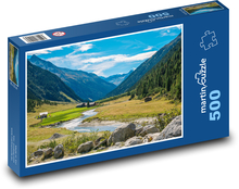Flusstal Puzzle 500 Teile - 46 x 30 cm