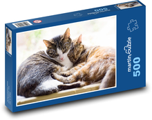 Spiace mačky Puzzle 500 dielikov - 46 x 30 cm 