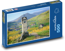 Vinohrady, krajina Puzzle 500 dielikov - 46 x 30 cm 