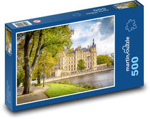 Schloss - Park Puzzle 500 Teile - 46 x 30 cm