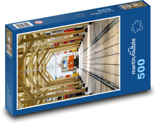 Električka - múzeum, depo Puzzle 500 dielikov - 46 x 30 cm 