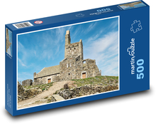 Mittelalterliche Kirche Puzzle 500 Teile - 46 x 30 cm