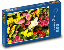 Květiny - kala Puzzle 500 - 46x30 cm