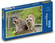 Raccoon Puzzle of 500 pieces - 46 x 30 cm 