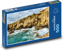 Stürmische Küste - Zypern Puzzle 500 Teile - 46 x 30 cm