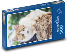 Hrdzavá mačka Puzzle 500 dielikov - 46 x 30 cm 