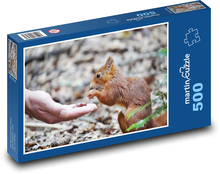 Eichhörnchen - Nagetier Puzzle 500 Teile - 46 x 30 cm