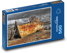 Schiffswrack Puzzle 500 Teile - 46 x 30 cm