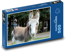 Osel domácí Puzzle 500 dílků - 46 x 30 cm