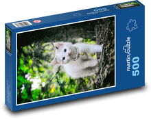 Mačiatko v lese Puzzle 500 dielikov - 46 x 30 cm 