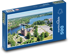 Kościół Tyrvä Puzzle 500 elementów - 46x30 cm