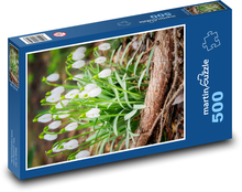 Schneeglöckchen - Frühlingsblumen Puzzle 500 Teile - 46 x 30 cm