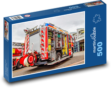 Wóz strażacki Puzzle 500 elementów - 46x30 cm