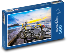 Motocykl u moře Puzzle 500 dílků - 46 x 30 cm