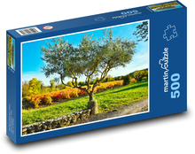 Drzewo - oliwki Puzzle 500 elementów - 46x30 cm