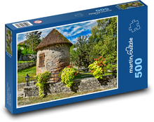 Kamenná veža Puzzle 500 dielikov - 46 x 30 cm 