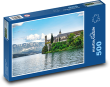Frankreich - See Puzzle 500 Teile - 46 x 30 cm