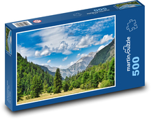 Französische Alpen Puzzle 500 Teile - 46 x 30 cm