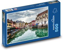 Francúzsko - Annecy Puzzle 500 dielikov - 46 x 30 cm 