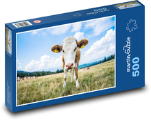 Alpy - Krava Puzzle 500 dielikov - 46 x 30 cm 