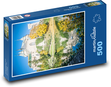 Podzim - zámek Puzzle 500 dílků - 46 x 30 cm