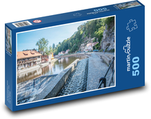 Český Krumlov - rieka Vltava Puzzle 500 dielikov - 46 x 30 cm
