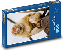 Opica - makak Puzzle 500 dielikov - 46 x 30 cm 