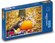 Corgi Hunde - Welpen Puzzle 500 Teile - 46 x 30 cm