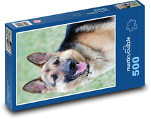 Nemecký ovčiak - pes Puzzle 500 dielikov - 46 x 30 cm