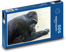 Opice - gorila Puzzle 500 dílků - 46 x 30 cm