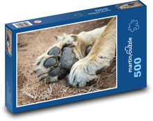 Lwie łapy Puzzle 500 elementów - 46x30 cm
