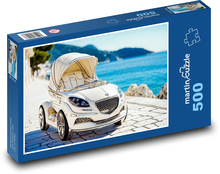 Wózek dziecięcy - samochód Puzzle 500 elementów - 46x30 cm