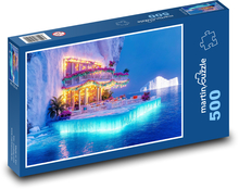 Glacier light patio Puzzle of 500 pieces - 46 x 30 cm 