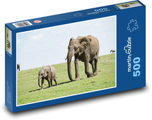 Elefant - Küken Puzzle 500 Teile - 46 x 30 cm