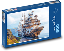 Plachetnice na moři Puzzle 500 - 46x30 cm