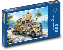 LKW - Dekoration Puzzle 500 Teile - 46 x 30 cm