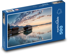 Kochelsee - zachód słońca Puzzle 500 elementów - 46x30 cm