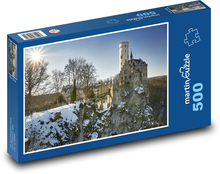 Schloss - Winter Puzzle 500 Teile - 46 x 30 cm