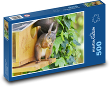 Veverka - hlodavec Puzzle 500 dílků - 46 x 30 cm